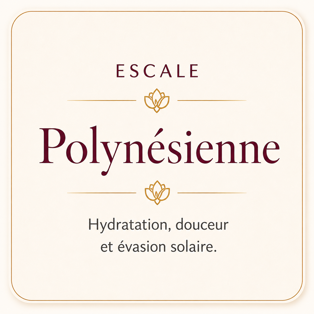 Escale Polynésienne SENSAÉA