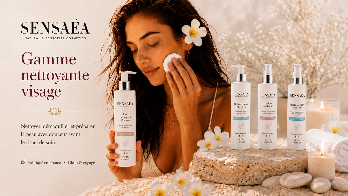 Gamme nettoyante visage SENSAÉA