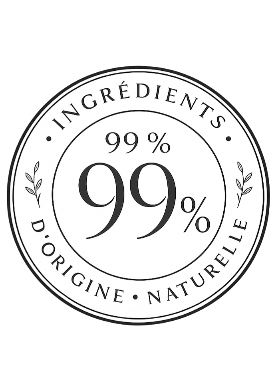 99 % d'ingrédients d'origine naturelle