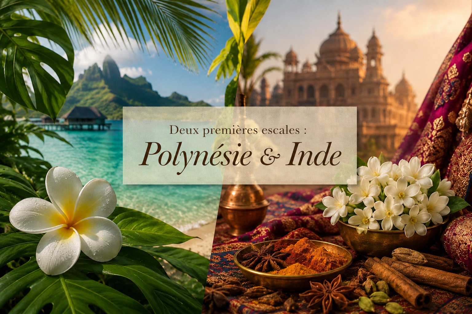 Deux premières escales SENSAÉA : Polynésie et Inde